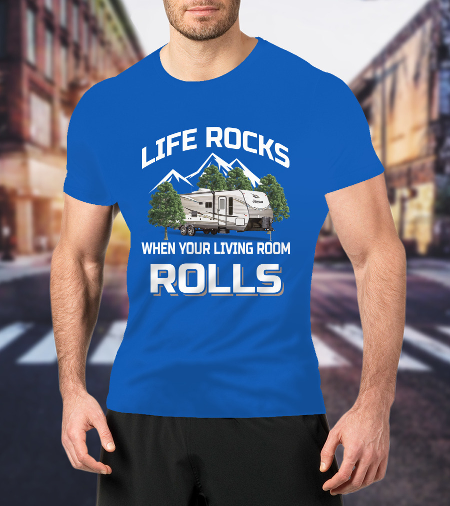 Life Rocks When Your Living Room Rolls Jayco Jay Flight T-Shirt