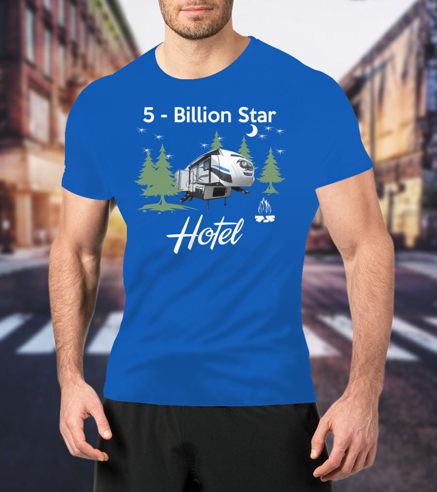5 Billion Star Hotel Forest River Arctic Wolf 285DRL Campground Adventure T-Shirt
