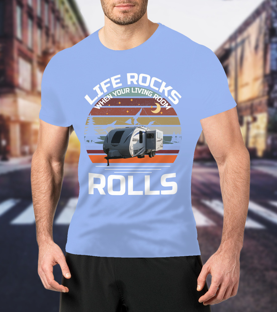 Lance Campers Home Is Where You Park It Retro Camper Adventure T-Shirt