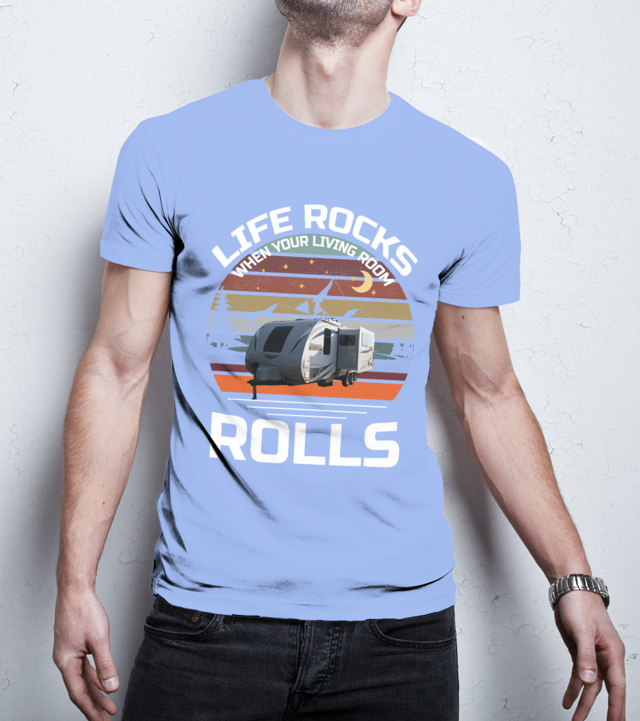 Lance Campers Home Is Where You Park It Retro Camper Adventure T-Shirt