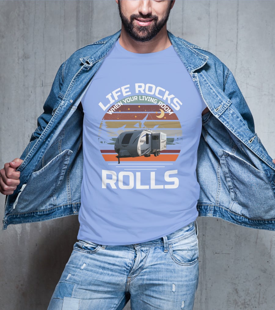 Lance Campers Home Is Where You Park It Retro Camper Adventure T-Shirt