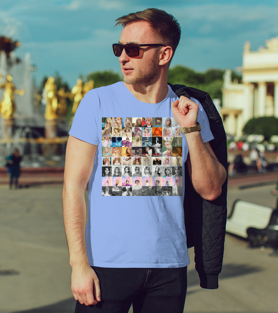 Taylor Swift Album Covers Through Each Era's T-Shirt