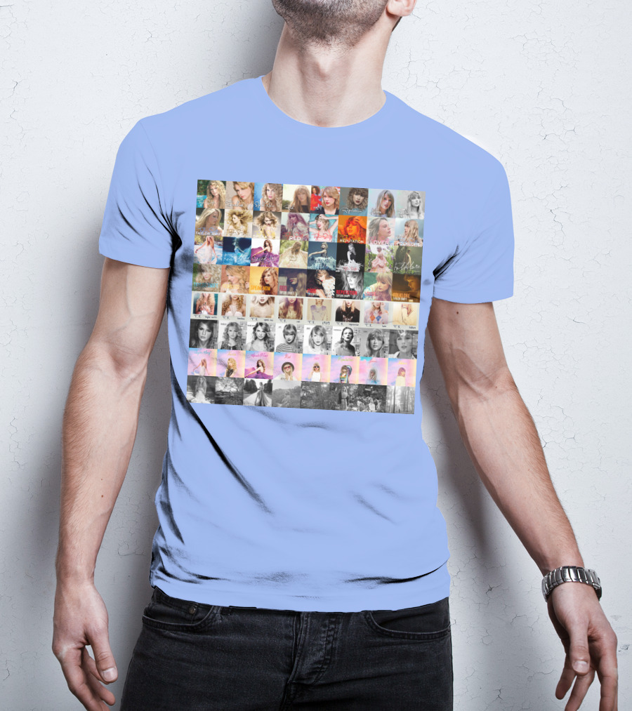 Taylor Swift Album Covers Through Each Era's T-Shirt