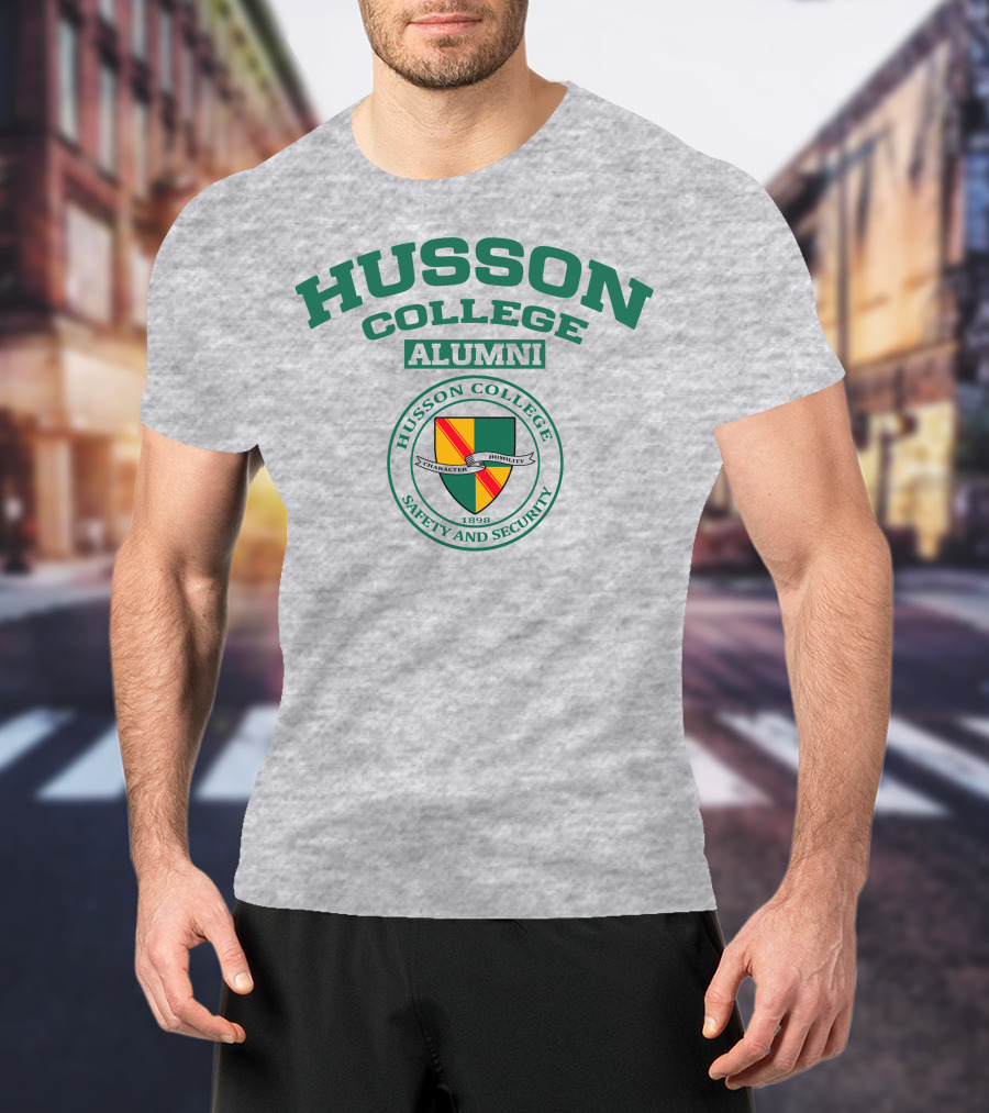 Husson College Alumni Safety And Security 1898 Character Humility T-Shirt