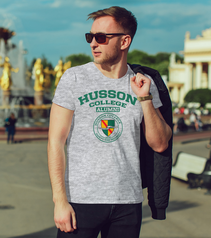 Husson College Alumni Safety And Security 1898 Character Humility T-Shirt