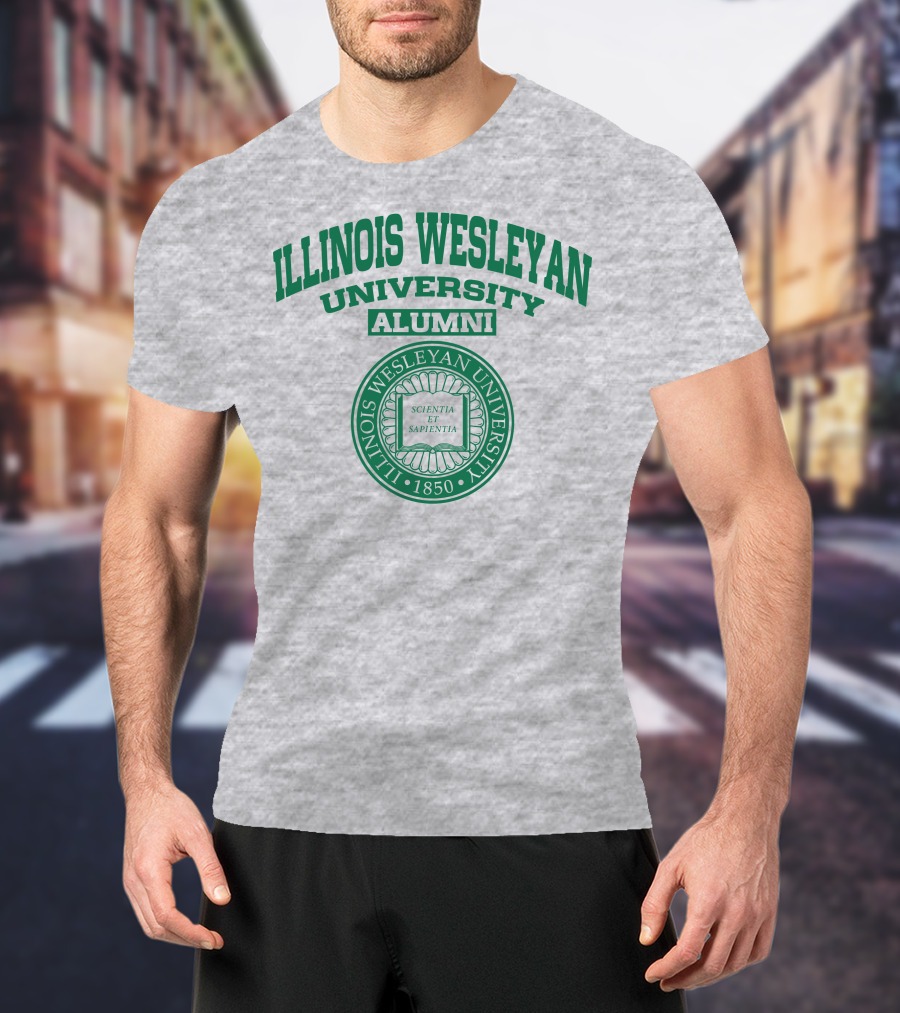 Illinois Wesleyan University Alumni Scientia Et Sapientia Seal 1850 T-Shirt
