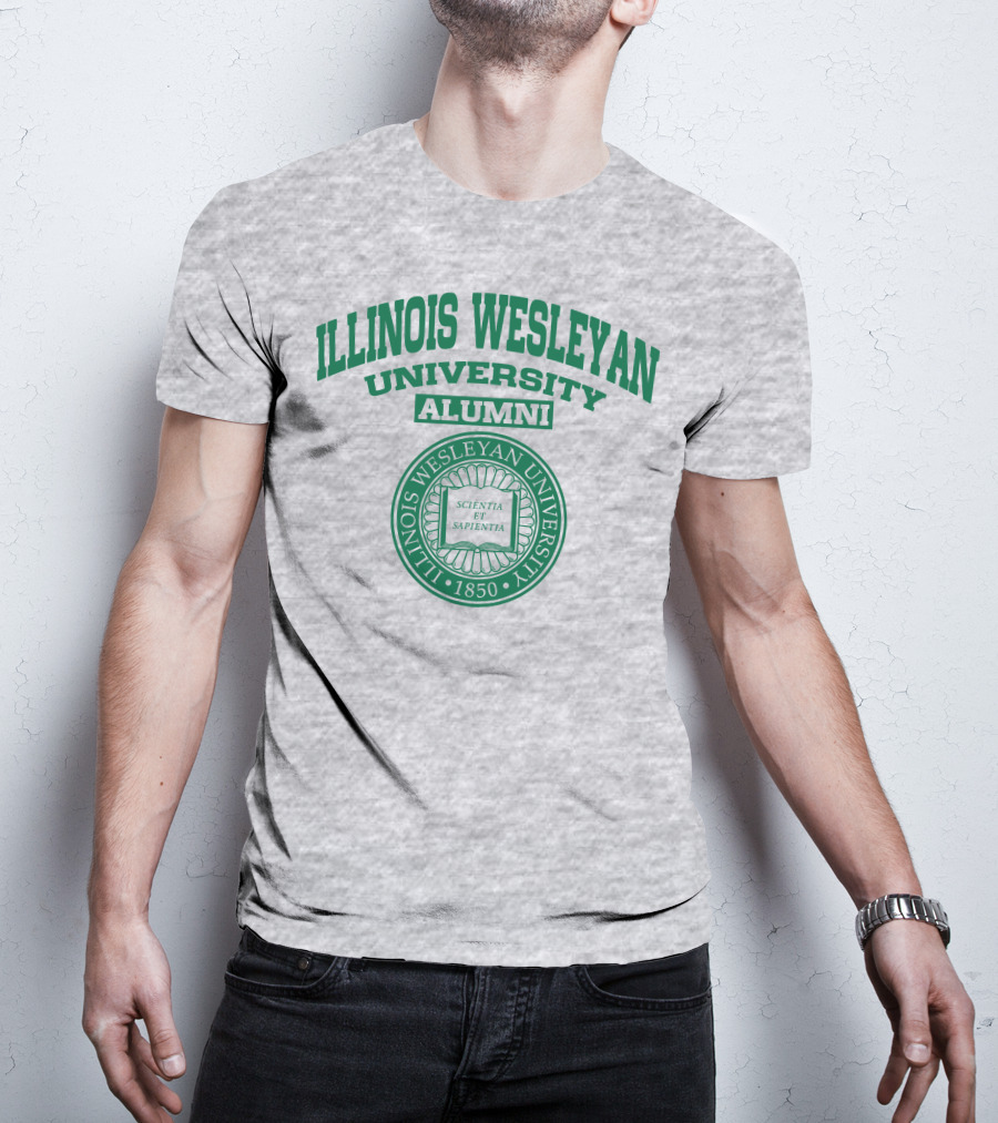 Illinois Wesleyan University Alumni Scientia Et Sapientia Seal 1850 T-Shirt
