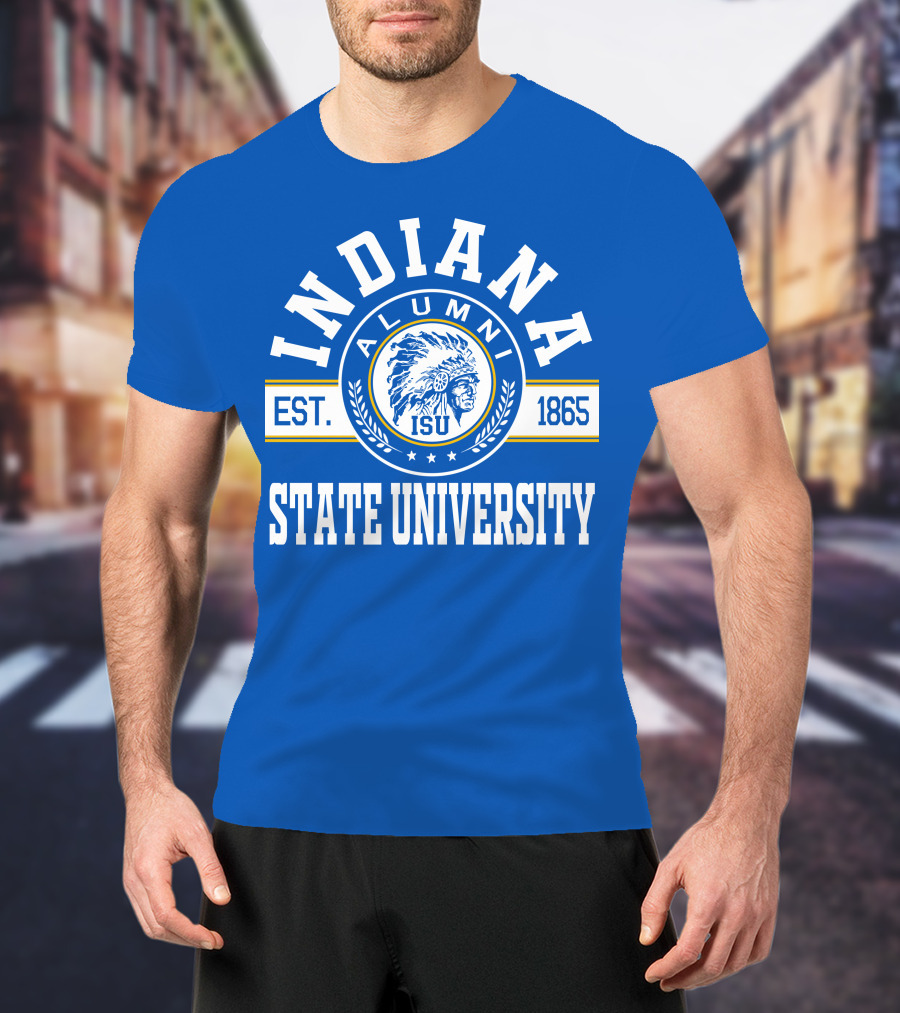 Indiana State University Alumni ISU Est. 1865 T-Shirt