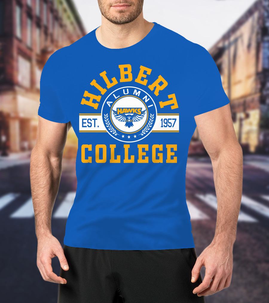 Hawks Hilbert College Alumni Est. 1957 T-Shirt