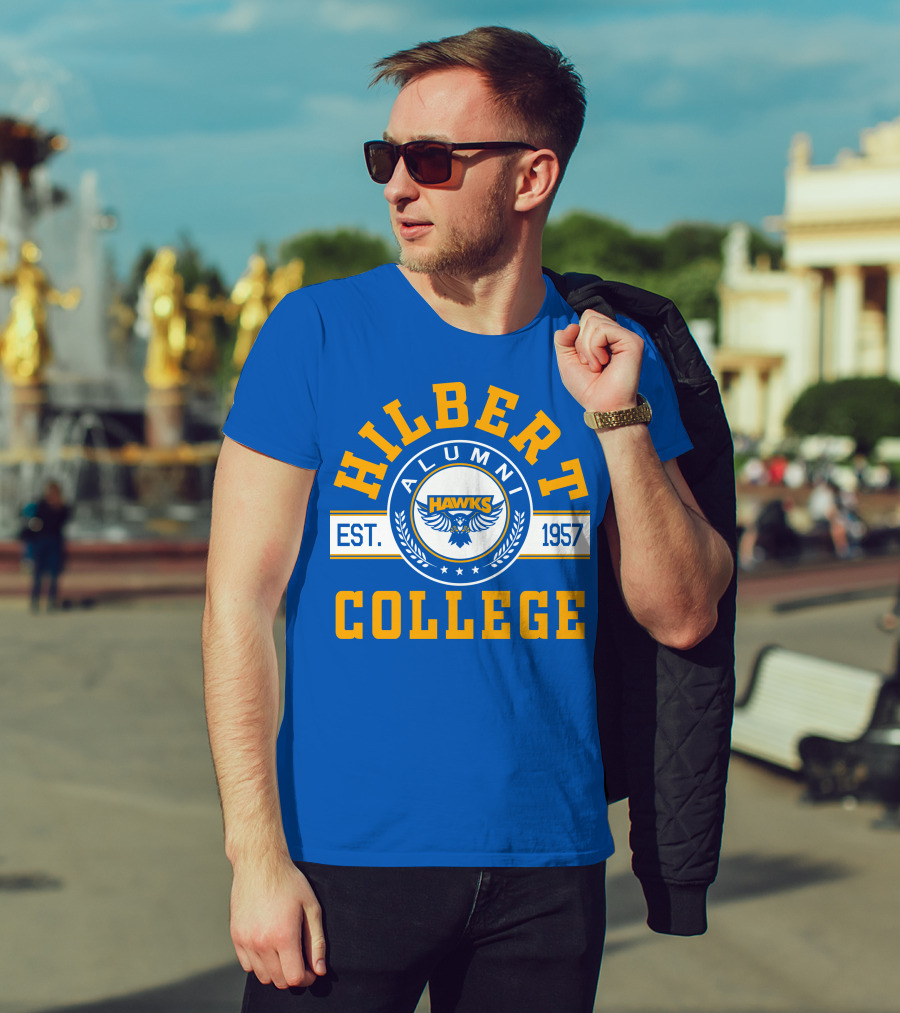 Hawks Hilbert College Alumni Est. 1957 T-Shirt