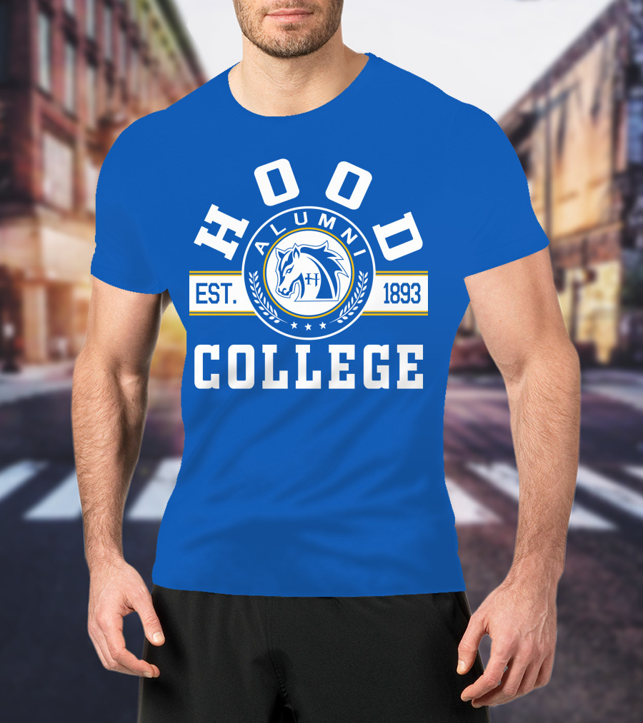 Hood College Alumni Est. 1893 Mustang Crest T-Shirt