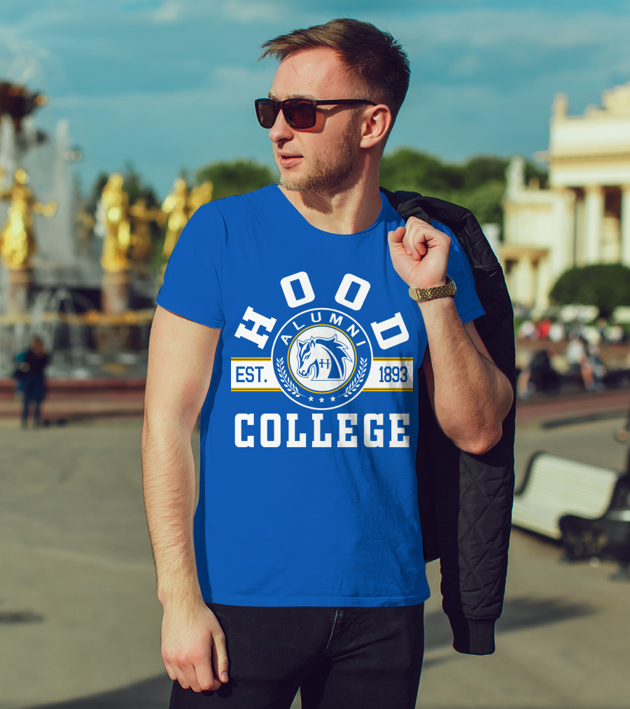 Hood College Alumni Est. 1893 Mustang Crest T-Shirt