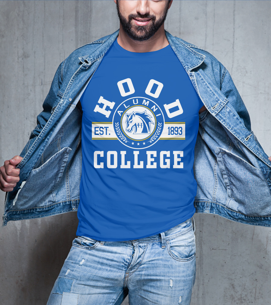 Hood College Alumni Est. 1893 Mustang Crest T-Shirt