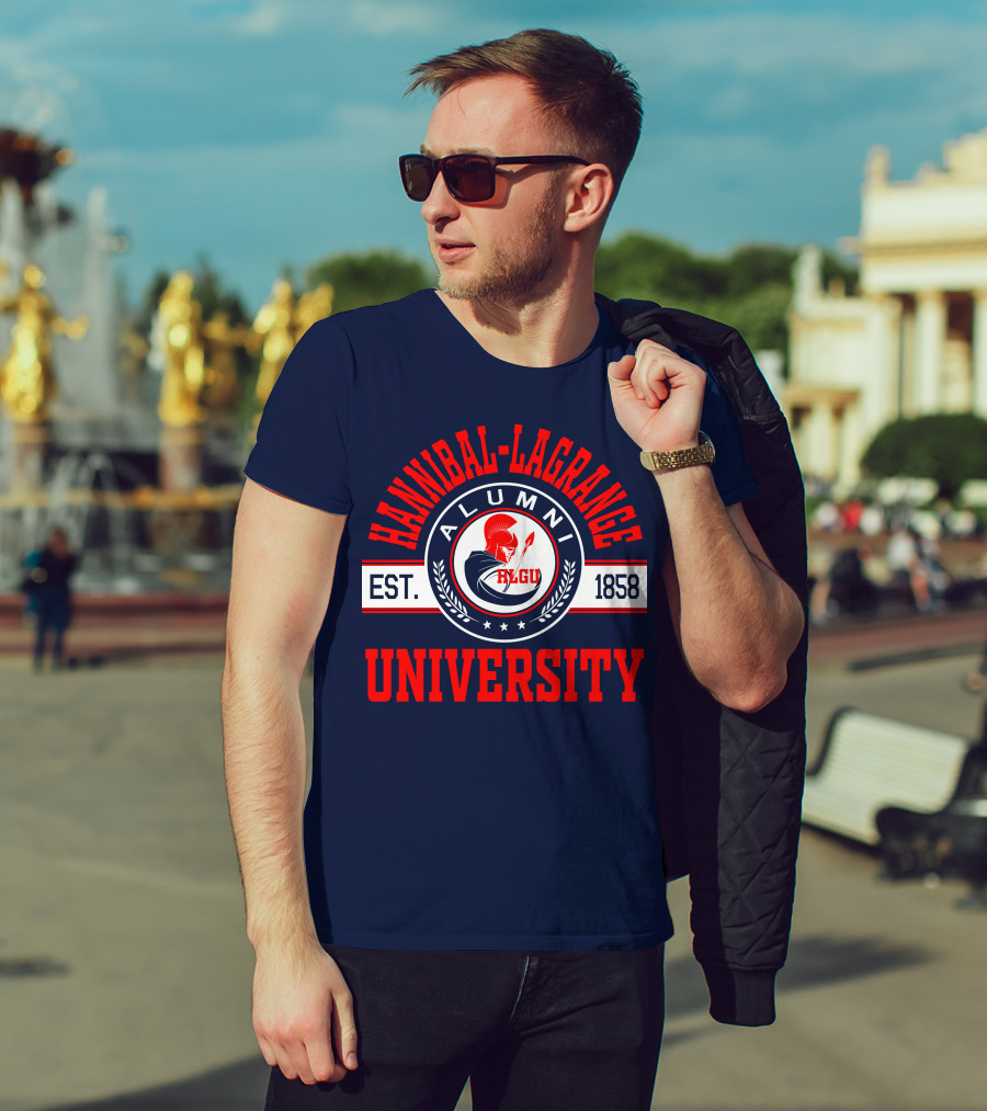 Hannibal LaGrange University Alumni HLGU Est. 1858 Spartan T-Shirt