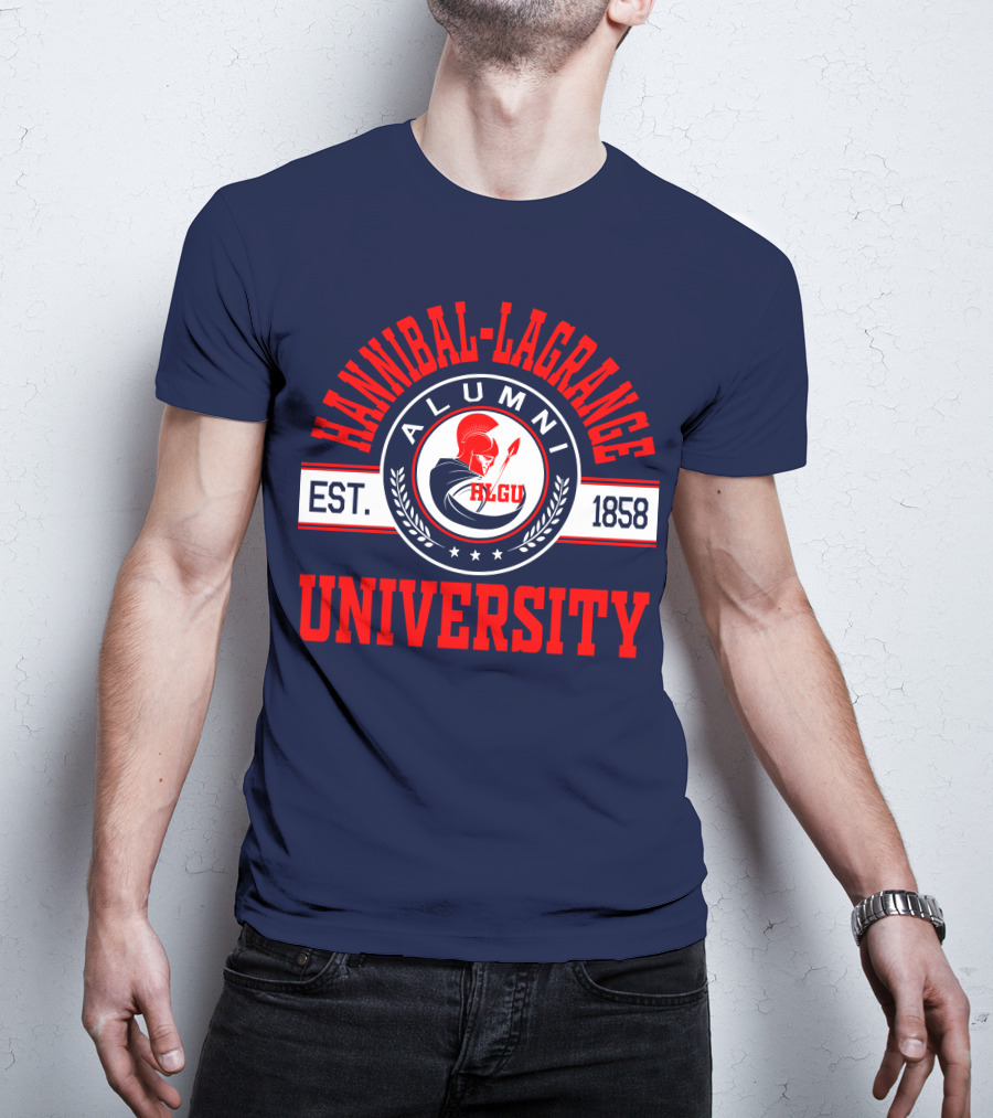 Hannibal LaGrange University Alumni HLGU Est. 1858 Spartan T-Shirt