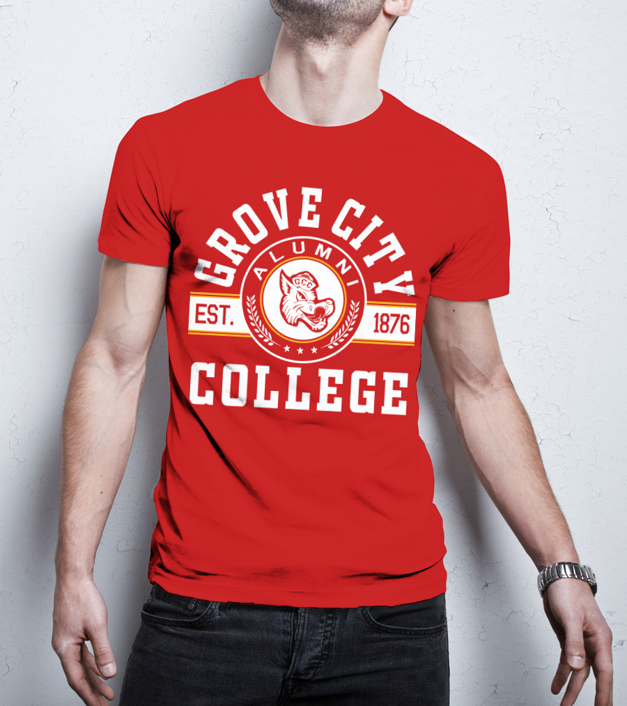 Grove City College Alumni Est. 1876 GCC T-Shirt