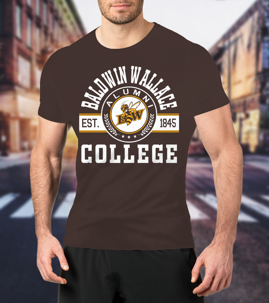 Baldwin Wallace College Alumni Est. 1845 Bee T-Shirt