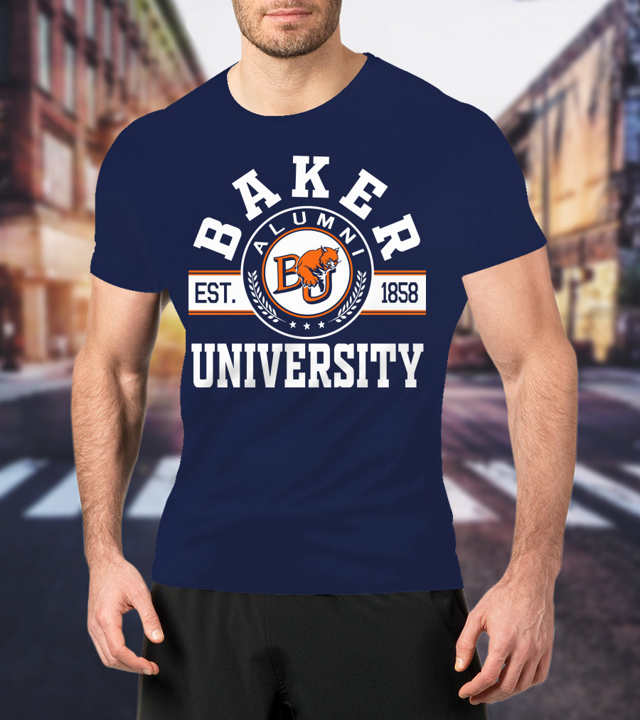 Baker University Alumni BJ Est. 1858 T-Shirt