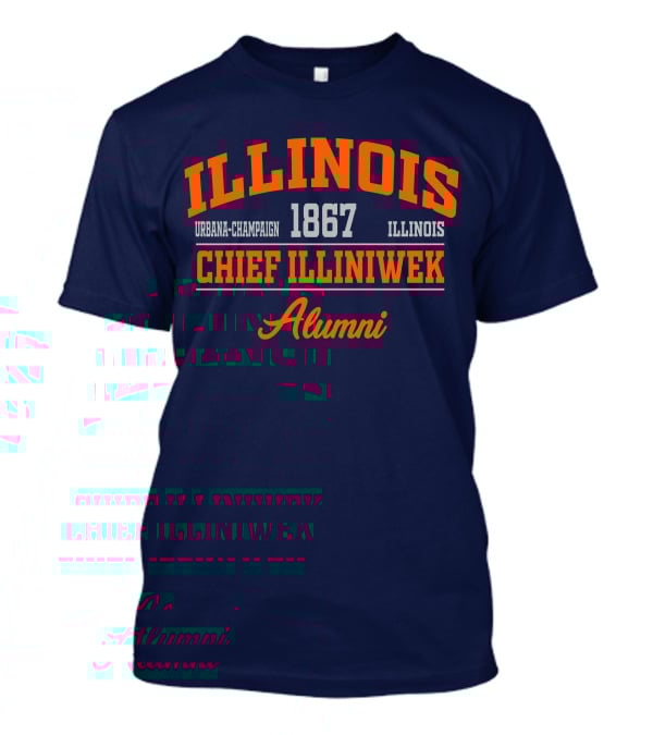 ILLINOIS URBANA-CHAMPAIGN 1867 CHIEF ILLINIWEK ALUMNI T-Shirt