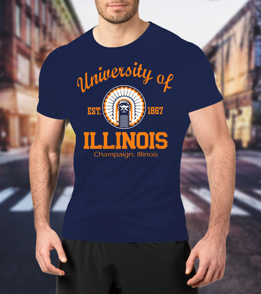 University Of Illinois Est. 1867 Champaign Illinois T-Shirt
