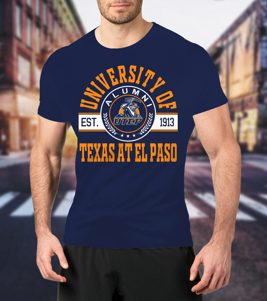 University Of Texas At El Paso UTEP Alumni Est. 1913 T-Shirt