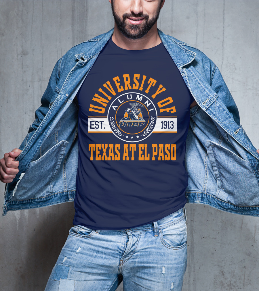 University Of Texas At El Paso UTEP Alumni Est. 1913 T-Shirt