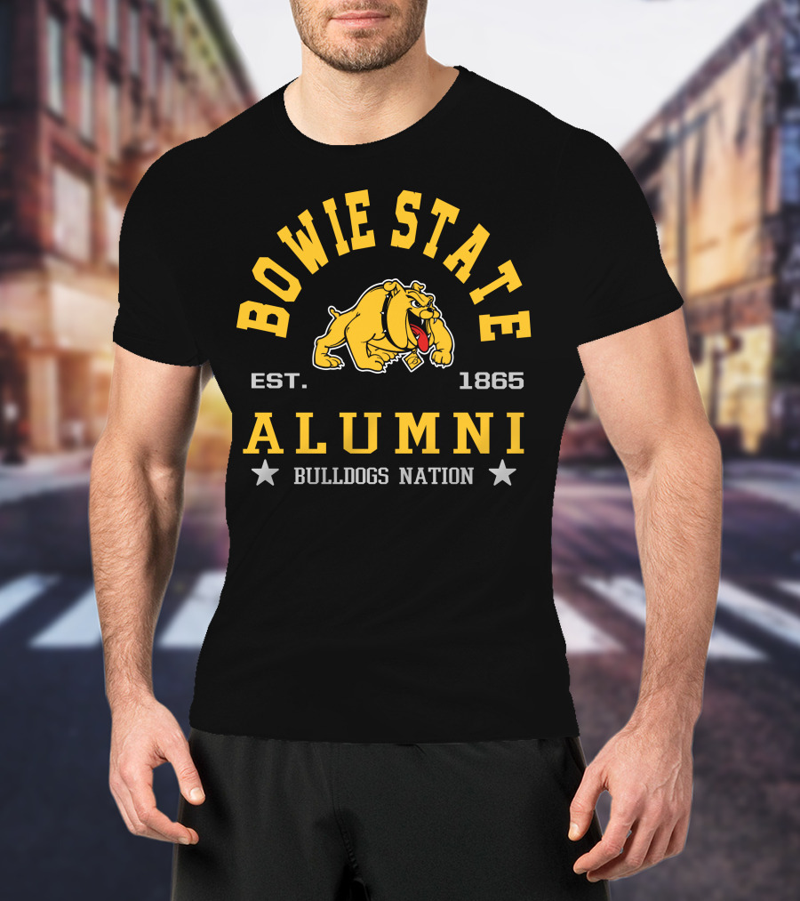 Bowie State Alumni Bulldogs Nation Est. 1865 T-Shirt