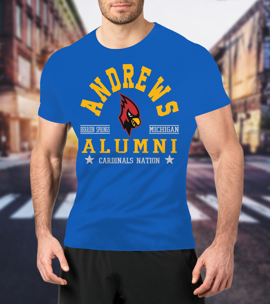 Andrews Alumni Cardinals Nation Berrien Springs Michigan T-Shirt