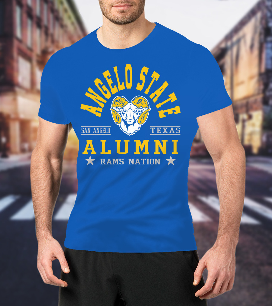 Angelo State Alumni San Angelo Texas Rams Nation T-Shirt