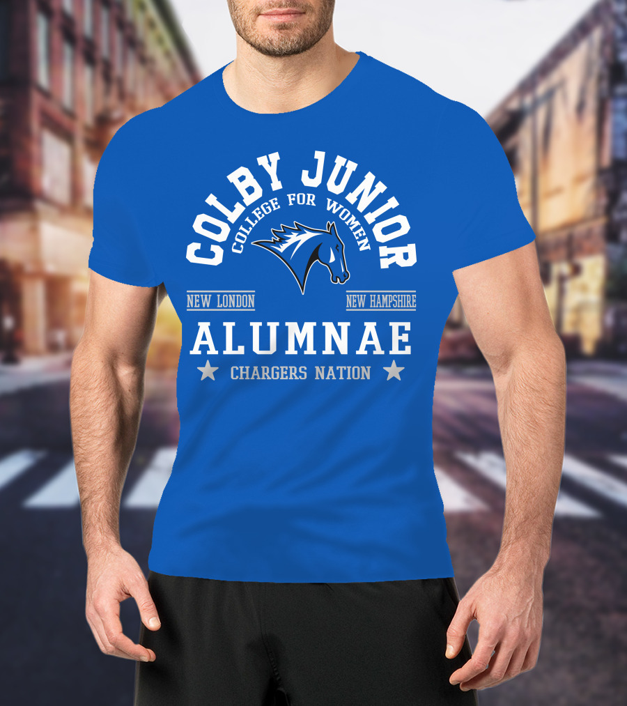 Colby Junior College For Women Alumnae Chargers Nation New London New Hampshire T-Shirt
