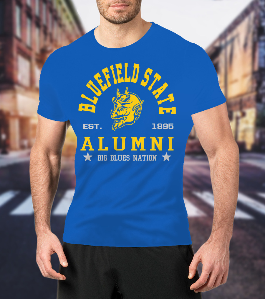 Bluefield State Alumni Est. 1895 Big Blues Nation T-Shirt