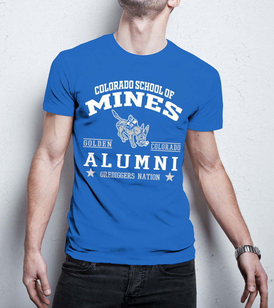 Colorado School Of Mines Alumni Golden Colorado Orediggers Nation T-Shirt