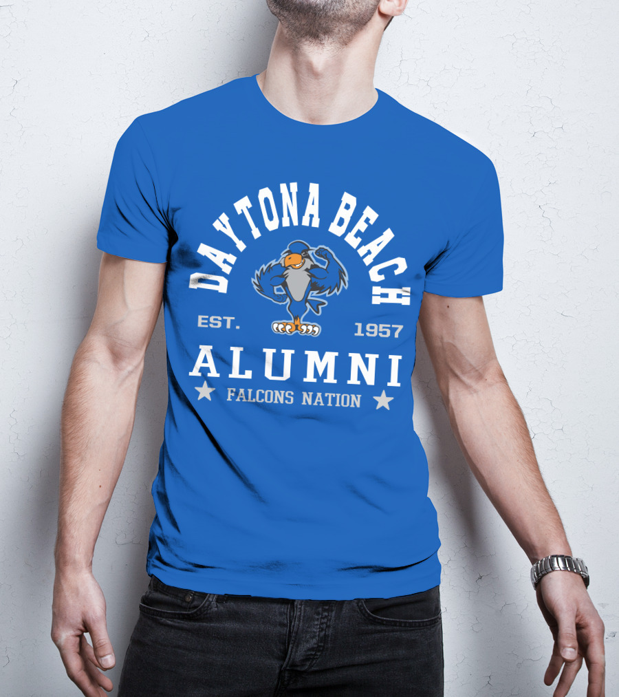 Daytona Beach Alumni Falcons Nation Est. 1957 T-Shirt