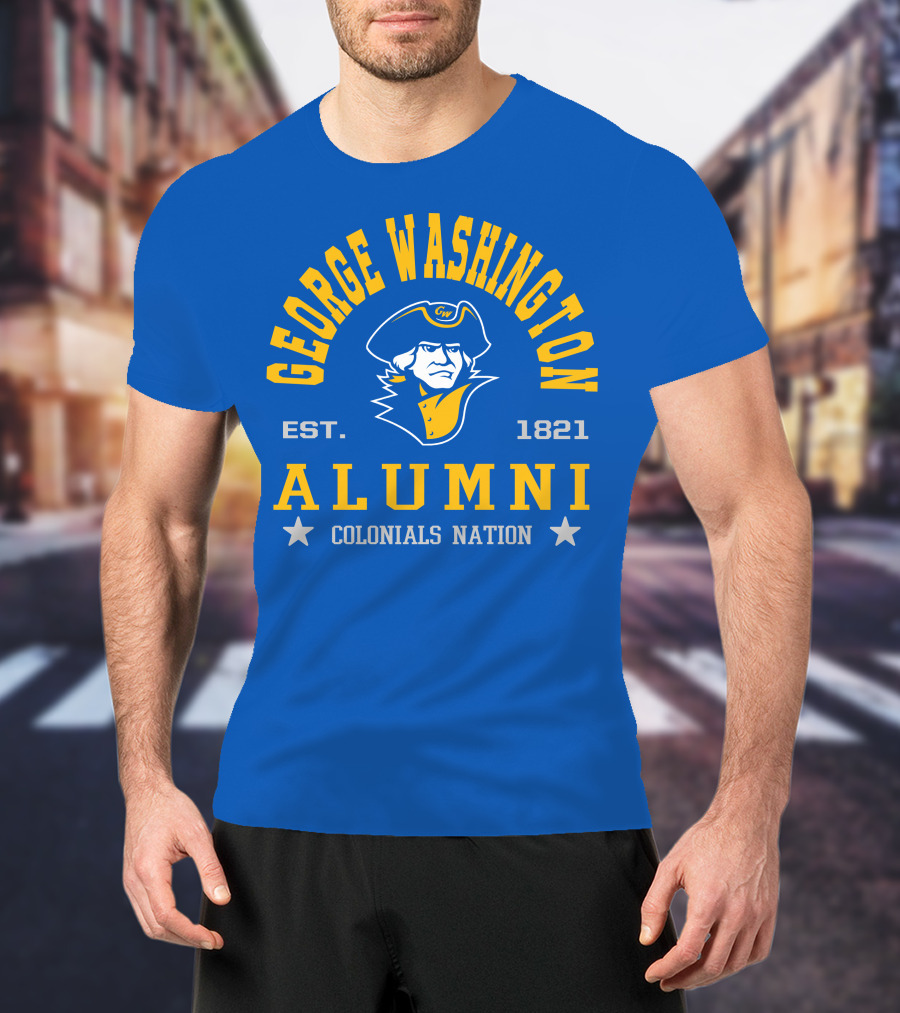 George Washington Alumni Colonials Nation Est. 1821 T-Shirt