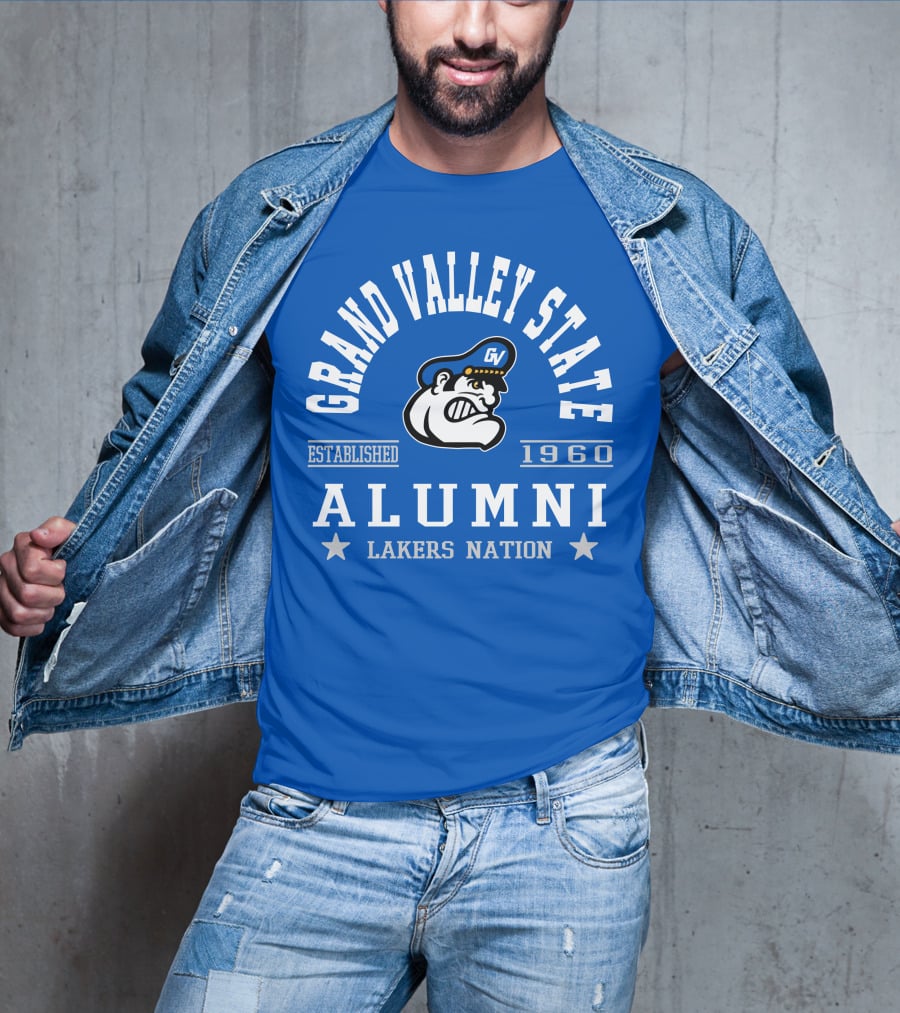 Grand Valley State Alumni Established 1960 Lakers Nation T-Shirt