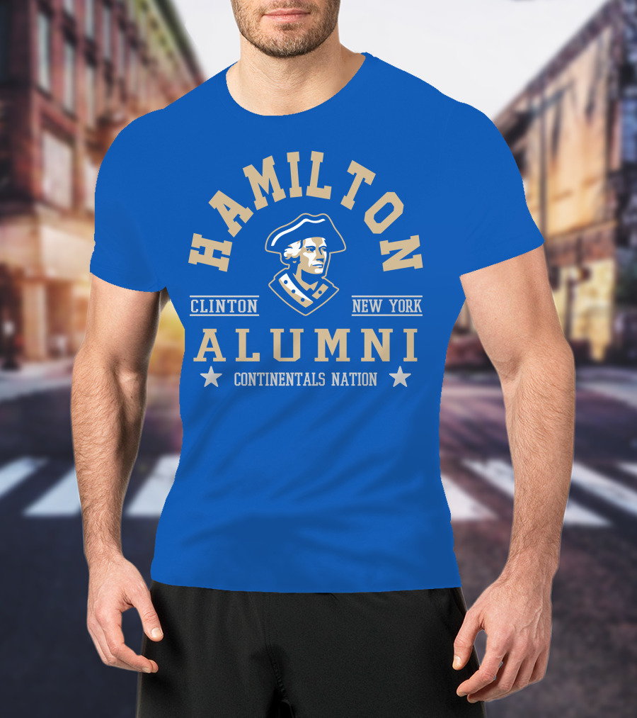 Hamilton Alumni Clinton New York Continentals Nation T-Shirt