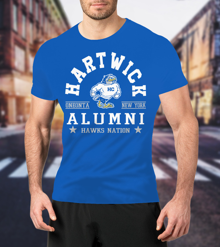 Hartwick College Alumni Hawks Nation Oneonta New York T-Shirt