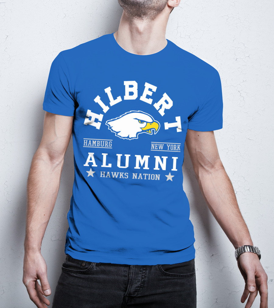 Hilbert Alumni Hamburg New York Hawks Nation T-Shirt