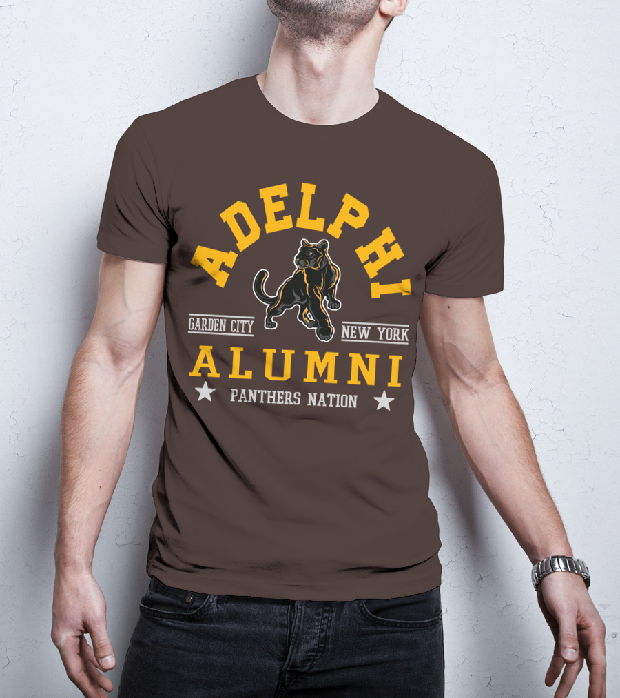 Adelphi Alumni Garden City New York Panthers Nation T-Shirt