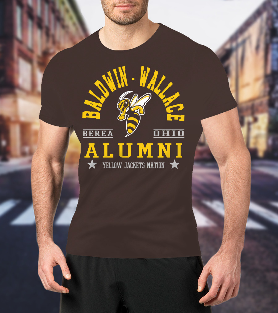 Baldwin Wallace Berea Ohio Alumni Yellow Jackets Nation T-Shirt