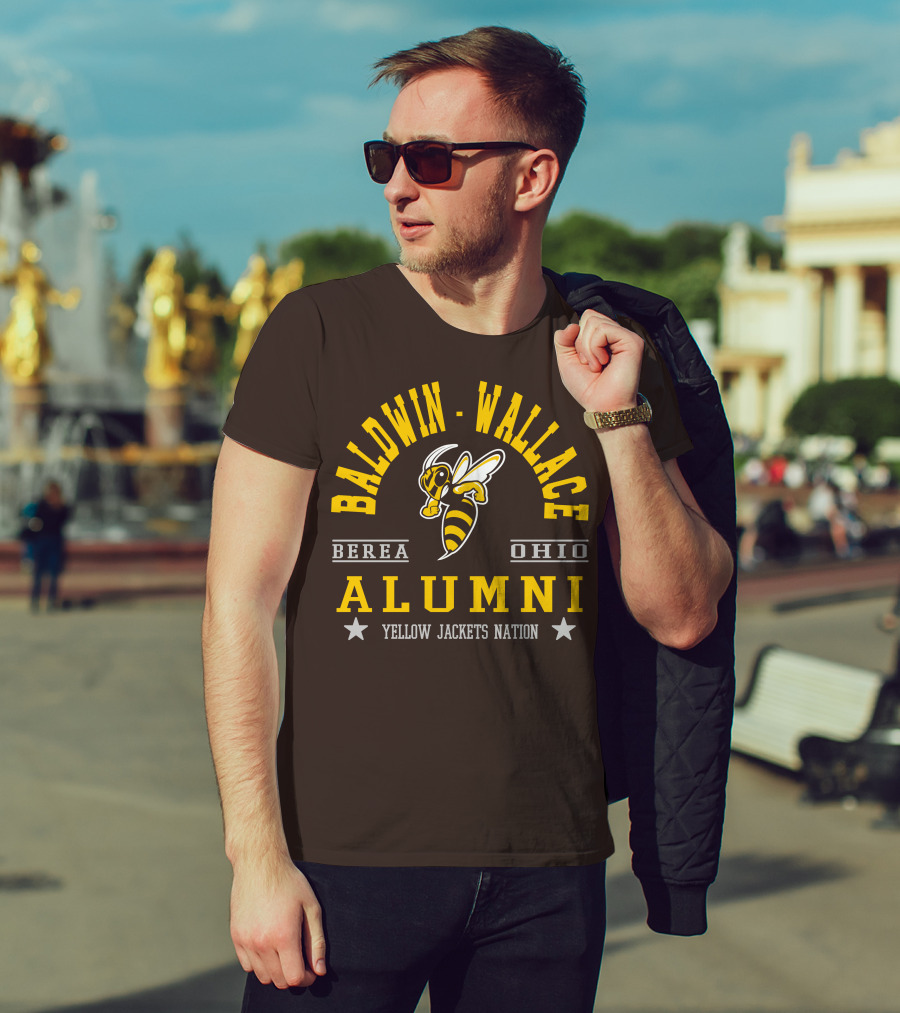 Baldwin Wallace Berea Ohio Alumni Yellow Jackets Nation T-Shirt