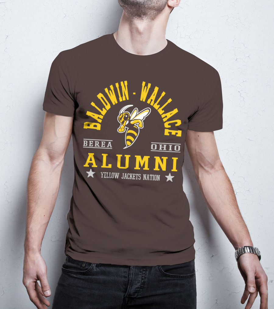 Baldwin Wallace Berea Ohio Alumni Yellow Jackets Nation T-Shirt
