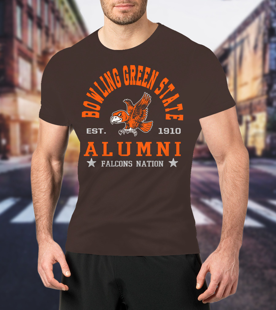 Bowling Green State University Falcons Alumni Est. 1910 Nation T-Shirt