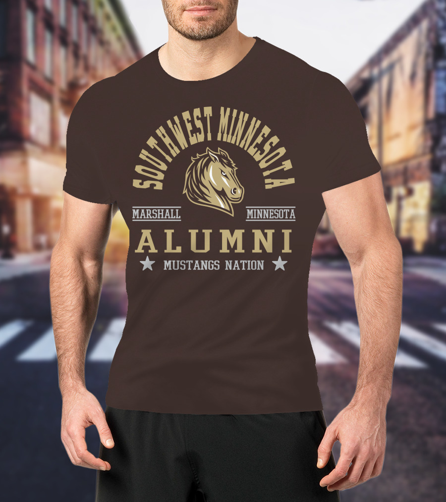 Southwest Minnesota Marshall Alumni Mustangs Nation T-Shirt