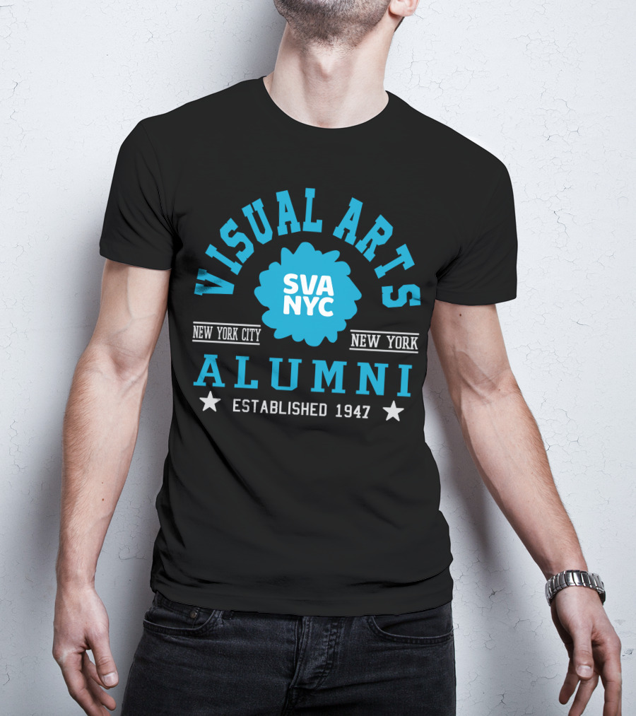 SVA NYC Visual Arts Alumni New York City Established 1947 T-Shirt
