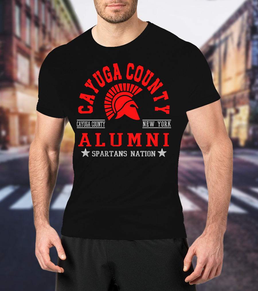Cayuga County Alumni Spartans Nation New York T-Shirt