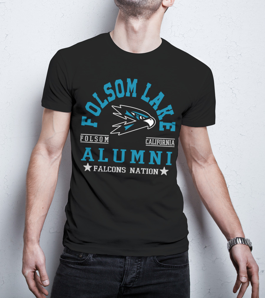 Folsom Lake College Alumni Falcons Nation California T-Shirt