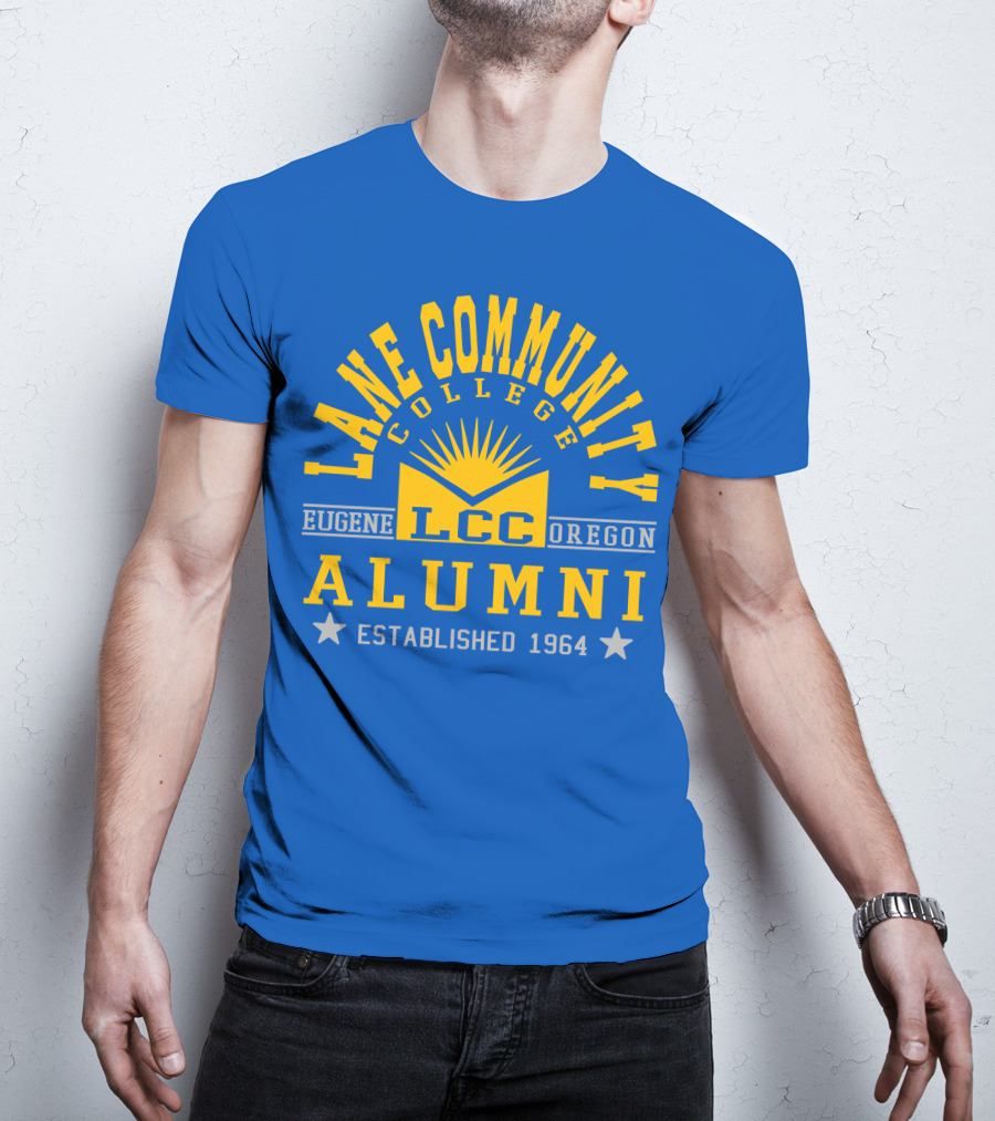 Lane Community College LCC Alumni Eugene Oregon Established 1964 T-Shirt