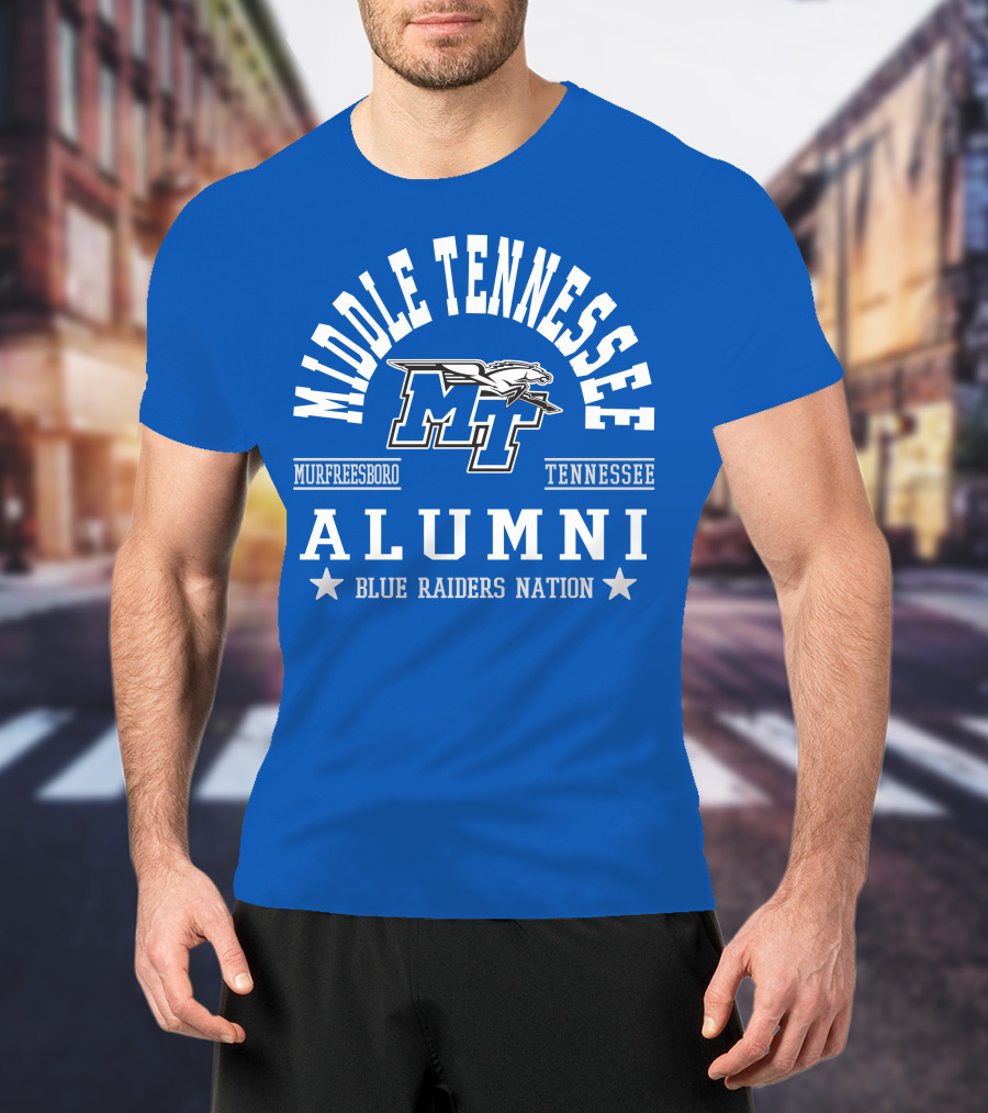 Middle Tennessee Alumni Murfreesboro Tennessee Blue Raiders Nation T-Shirt