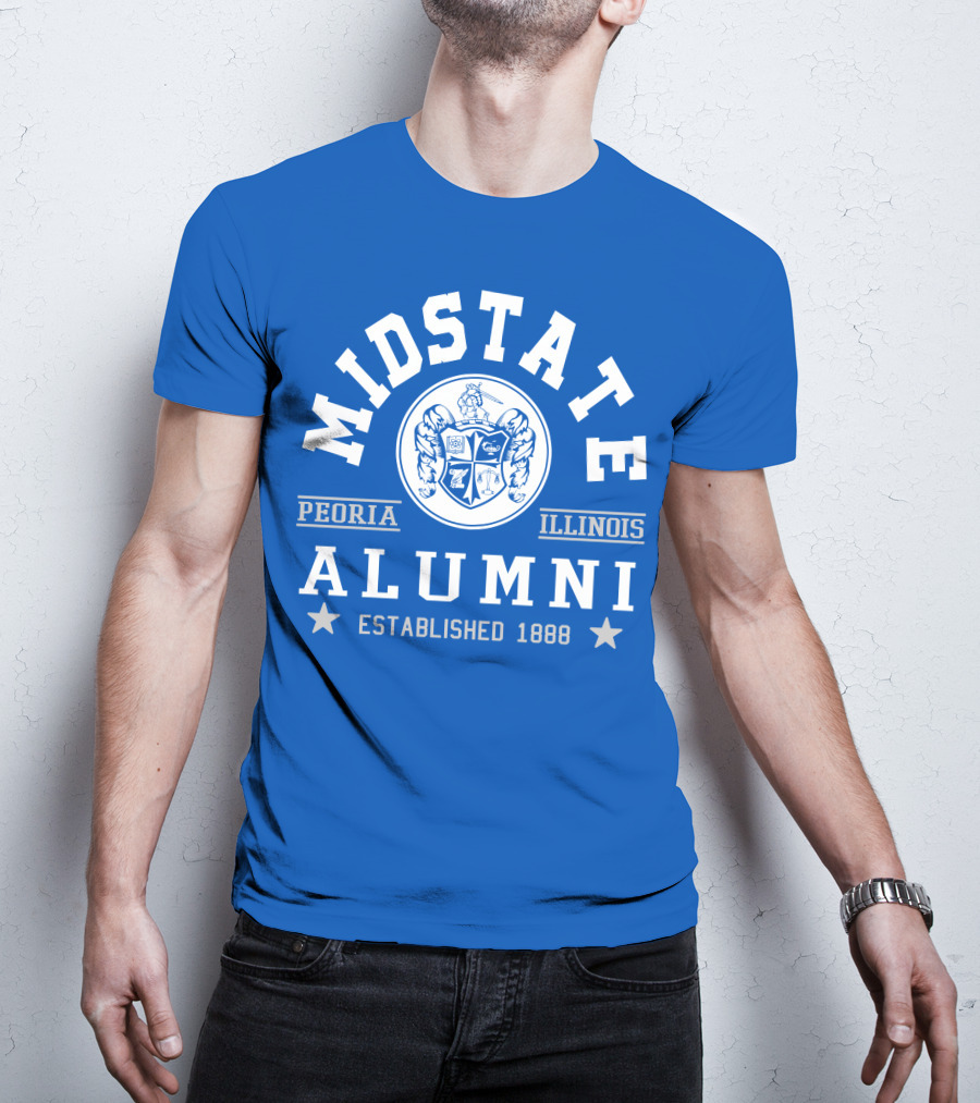 Midstate College Alumni Peoria Illinois Established 1888 T-Shirt